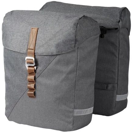 Велосумка Racktime Heda 2.0 двойная 2×12 л, серая