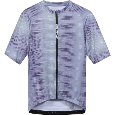 Мужское велоджерси Gorewear Spinshift Pixel, фиолетовое