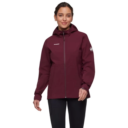 Женская мембранная куртка Mammut Linard Light, красная