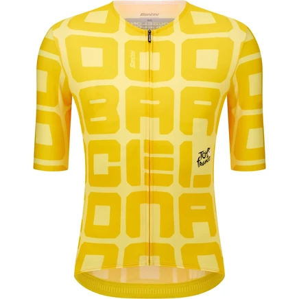 Мужская майка Santini Grand Départ Barcelone из коллекции Tour de France™ 2026 RE97175CBCN6TDF - желтая GI yellow