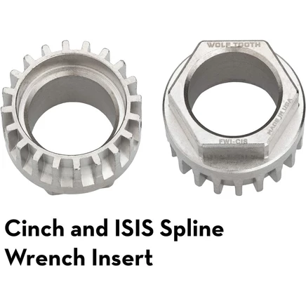 Вставка для ключа Wolf Tooth FWI-CIS, ультралегкая для ISIS/Cinch