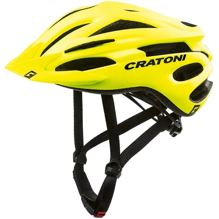Велошлем Cratoni Pacer, матовый неоново-желтый