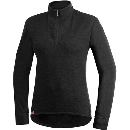Унисекс водолазка Woolpower Zip 200, черная