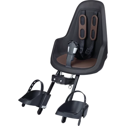 Детское велосиденье Bobike ONE mini Eco, черное