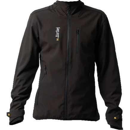 Теплая куртка из мягкой кожи Dirtlej Weathershield - черный black