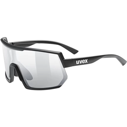 Очки Uvex sportstyle 235 V - черные матовые/variomatic litemirror серебристо-черные