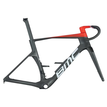 BMC TEAMMACHINE R 01 MOD - Комплект карбоновой рамы - 2024 - сажа / неоново-красный