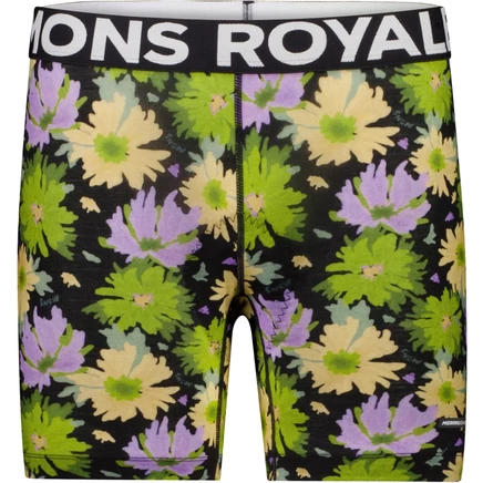 Женская подкладка Mons Royale Low Pro Merino MTB Liner - разноцветный альпийский цветок