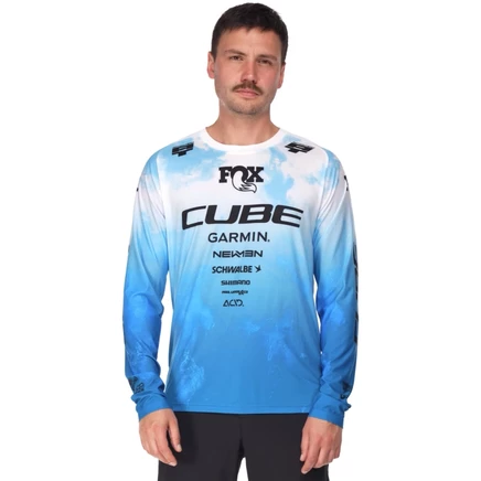 Мужская велоджерси Cube MTB X Actionteam, синяя