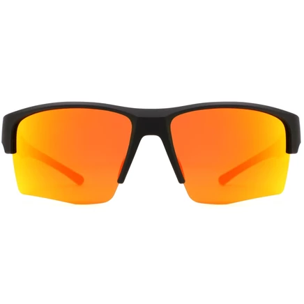 Солнцезащитные очки Red Bull SPECT Eyewear CHAIN - 02P черные | коричневые с красным зеркальным покрытием черного цвета