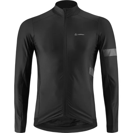 Мужская майка Löffler Capitano Bike с длинным рукавом - черный 990 black