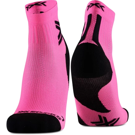 Мужские носки X-Socks Run Discover до щиколотки - fluo pink/x black pink