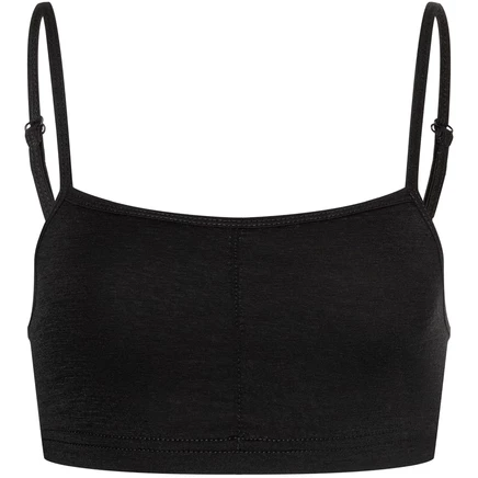 Женский спортивный бюстгальтер SUPER.NATURAL Cosy, черный