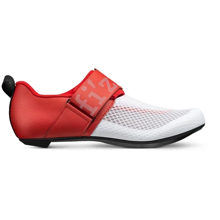 Унисекс велотуфли Fizik Hydra для триатлона, бело-красные