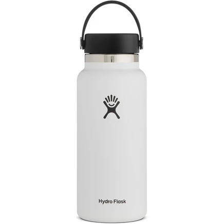 Термобутылка Hydro Flask Wide Mouth 946 мл, белая
