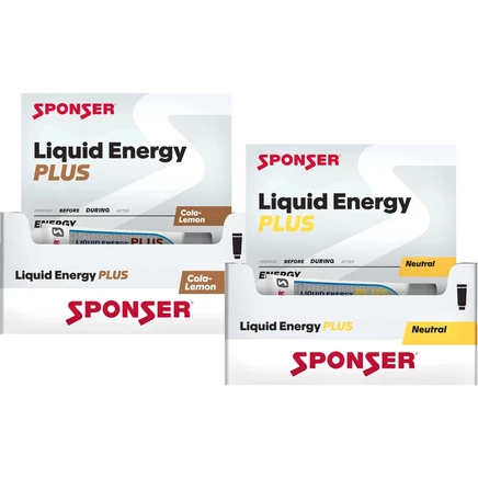 Гель Sponser Liquid Energy Plus 18×70 г с кофеином