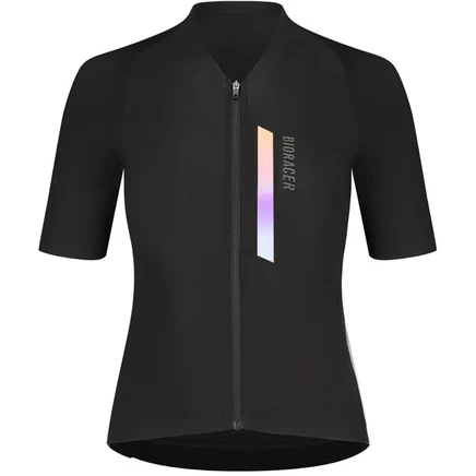 Женская гравийная велофутболка Bioracer Icon, черная