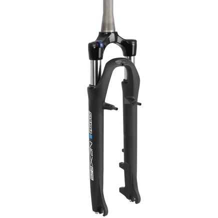 Вилка SR Suntour SF19 NEX E25, 28″, 63 мм, матовая черная