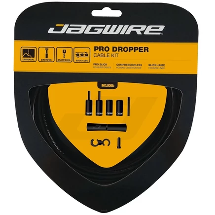 Комплект кабелей Jagwire Pro для подседельного штыря-капельницы - черный black
