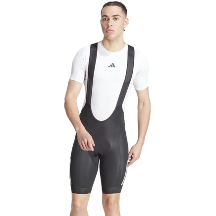 Мужские велошорты с лямками Adidas Essentials 3-Stripes, черные