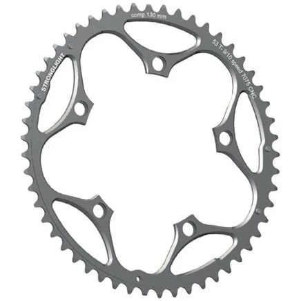 Звезда Stronglight 130 мм для Shimano 9/10, серебристая