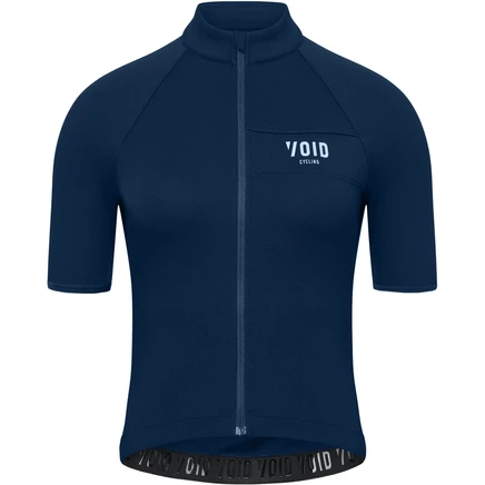 Женская велосипедная футболка VOID Merino, тёмно-синяя