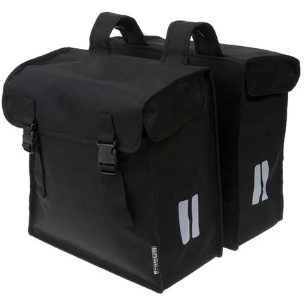 Двойная велосумка Basil Mara XXL 2×23,5 л, черная