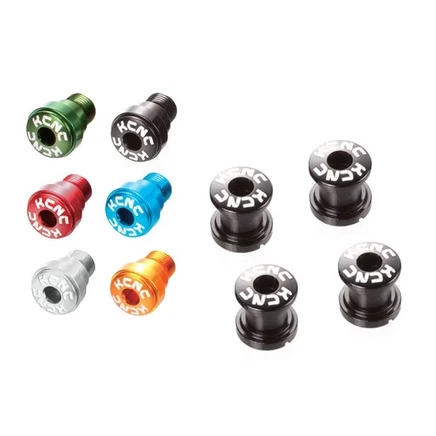 KCNC SPB009 Набор болтов для цепей дорожных 2-ступенчатых для Campagnolo, 5 штук, черный, красный, синий, зеленый, золотой, серебряный