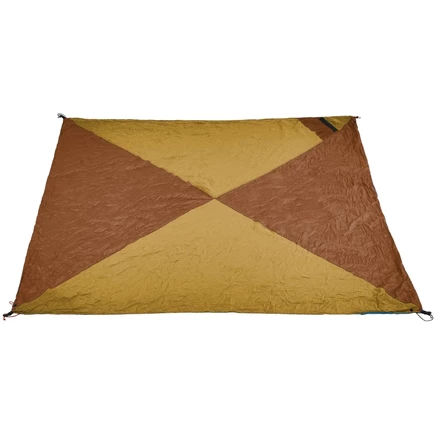 Покрывало Ticket to the Moon Travel Blanket 213×213 см, песочно-коричневое