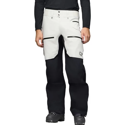 Мужские брюки Norrona lofoten Gore-Tex Pro - Whisper White белый