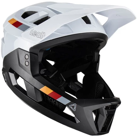 Велосипедный шлем Leatt Enduro 2.0, черно-белый