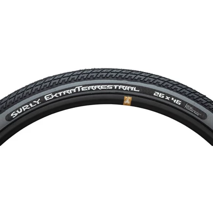 Шина Surly ExtraTerrestrial 26×1.8″ складная, черная