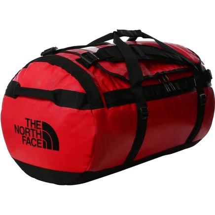 Сумка-даффел The North Face Base Camp L, красно-черная
