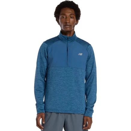Мужской лонгслив New Balance Heat Grid, синий