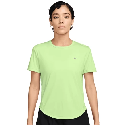 Женский топ Nike Tempo Dri-FIT с коротким рукавом - едва заметный объем/светоотражающий серебристый HQ0648-701 зеленый, неоновый