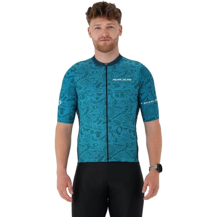 Мужская велофутболка Pearl Izumi Performance, бирюзовая