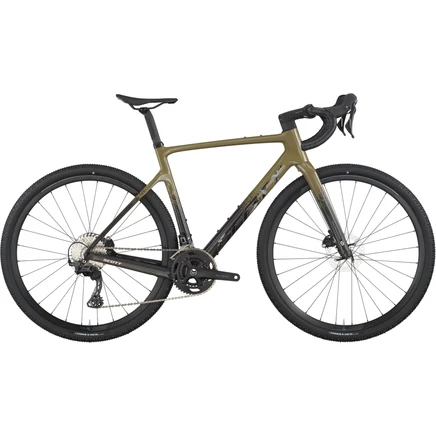 Велосипед Scott Addict Gravel 40 2026, оливково‑черный