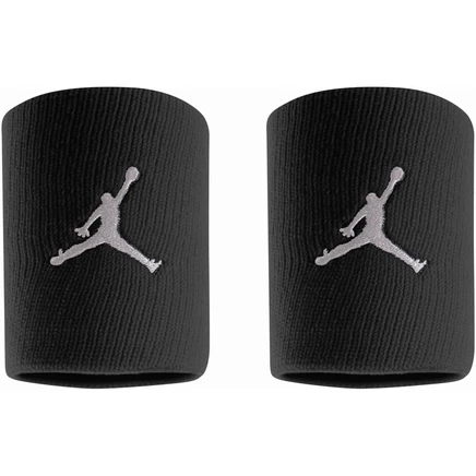 Напульсники Nike Jordan Jumpman, 2 шт., черно-белые