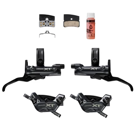 Тормоза Shimano Deore XT BL-M8200/BR-M8220 комплект, черные