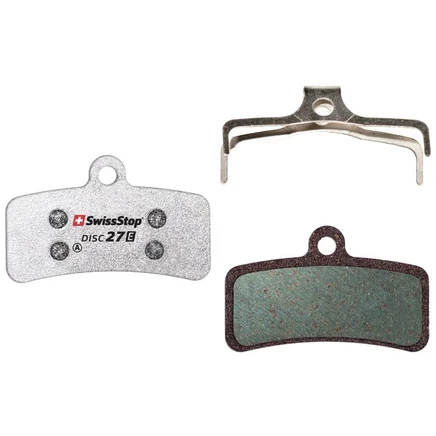 Тормозные колодки SwissStop Disc 27 E - Shimano Saint / Zee / TRP / Tektro серебристого цвета
