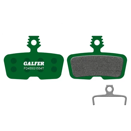 Тормозные колодки Galfer G1554T Pro FD455, зеленые