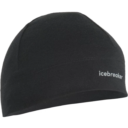 Шапка Icebreaker Merino 200 Oasis из мериноса, черная