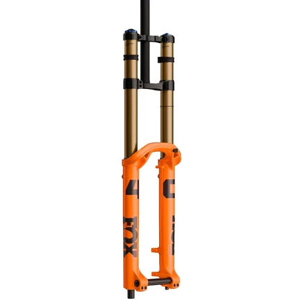 Подвесная вилка FOX Factory 40 GRIP X2 FLOAT EVOL, 203 мм, 29″, оранжевая/золотая