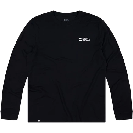 Мужской лонгслив Mons Royale Icon Merino, черный