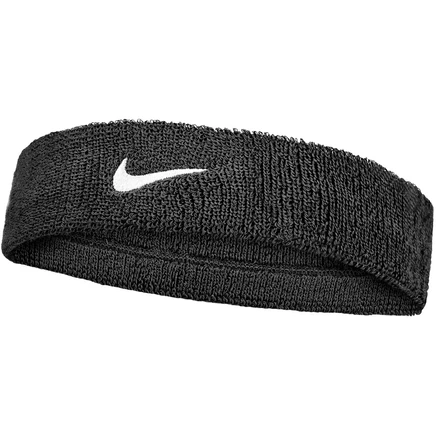 Классическая повязка на голову Nike Swoosh - черный/белый 010 black