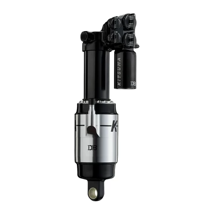 Задний амортизатор Cane Creek DB Kitsuma G2 Trunnion, чёрно‑серебристый