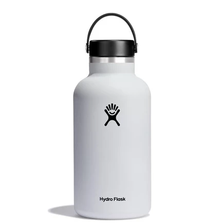 Изотермическая бутылка Hydro Flask Wide Mouth 1892 мл, белая