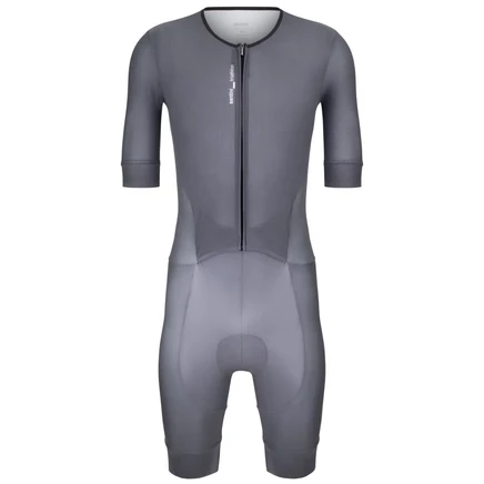 Мужской триатлонный костюм Santini Leaf 5T774, серый