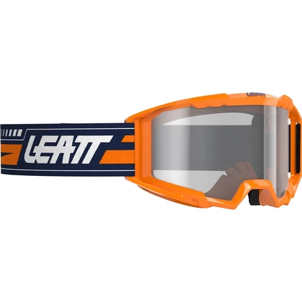 Очки-маска Leatt Vizion 3.5 Iriz, оранжево-серебристые