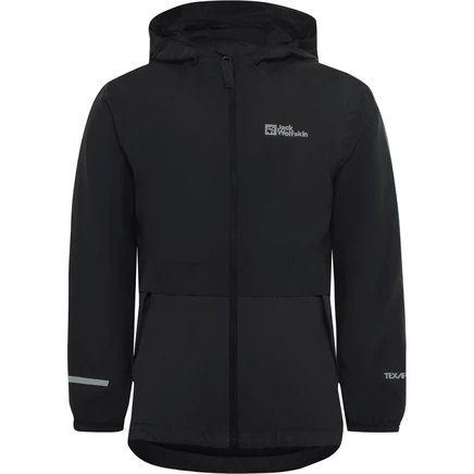 Детская куртка Jack Wolfskin Rainy Days 2L, черная
